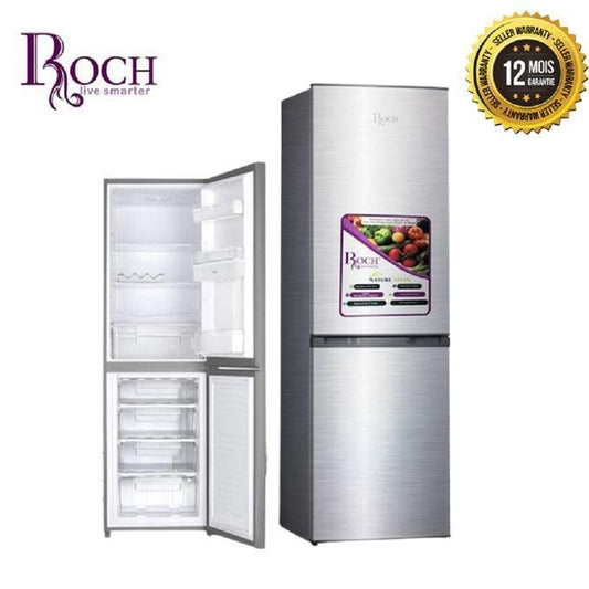 Roch Combiné 325Litres – 2 Portes – RFR325DB – H – 4 Tiroirs – Classe A+