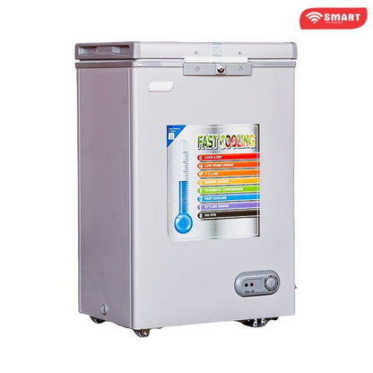 SMART TECHNOLOGY Congélateur Horizontal 72 Litres Brut - Gris - STCC-102 - Garantie 12 Mois