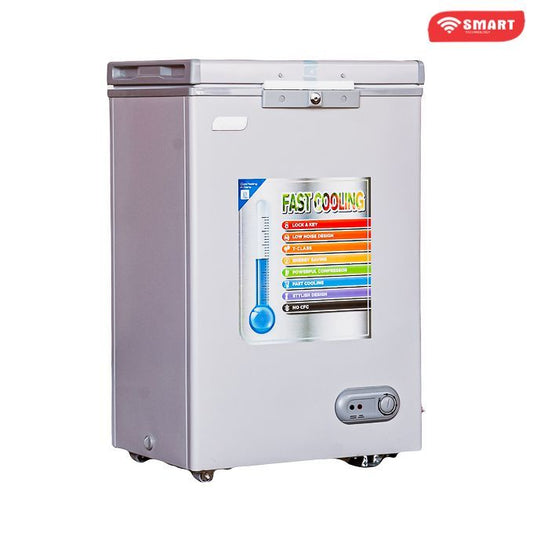 SMART TECHNOLOGY Congélateur Horizontal 72 Litres Brut - Gris - STCC-102 - Garantie 12 Mois